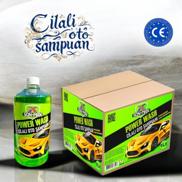 SONMAX CİLALI OTO ŞAMPUAN 1LT